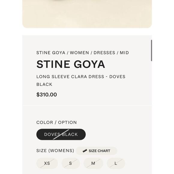 STINE GOYA ALINA JERSEY DRESS in STARS Black Blue White Size XS Long Sleeve Midi - Picture 3 of 5